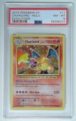 V1408: 2016: Charizard: 11/108: Evolutions: PSA: 8: NM-MT: 68386223